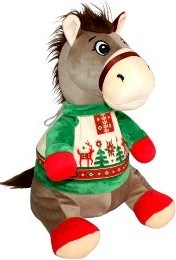 Детские новогодние подарки в мягкой упаковке в 2026 год Лошади