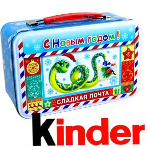 Сладкий подарок на Новый Год в картонной упаковке весом 430 грамм по цене 2136 руб в Рыльске